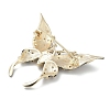 Butterfly Brass Cubic Zirconia Brooches JEWB-Q013-02G-2