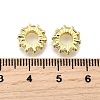 Brass Micro Pave Clear Cubic Zirconia Beads KK-K300-02D-G-2