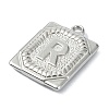 Anti-Tarnish 304 Stainless Steel Pendants STAS-U033-01P-R-2