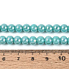 Electroplate Opaque Glass Beads Strands GLAA-T032-P6mm-AB24-4
