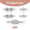 Biyun 5Pcs 3 Style Glass Crystal Hotfix Rhinestone DIY-BY0001-26-11