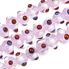 Handmade Bumpy Lampwork Beads Strands LA-CBA05D6-01-01M-2