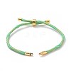 Nylon Cord Silder Bracelets MAK-C003-03G-06-4