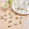 Plated Alloy Hair Coil Cuffs OHAR-PH0001-18-RS-2