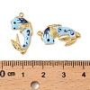 304 Stainless Steel Enamel Pendants STAS-T068-78A-01-3