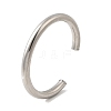 304 Stainless Steel Cuff Bangles for Men Women BJEW-Q042-06P-2