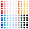 252Pcs 14 Colors Opaque Acrylic Beads SACR-TA0001-49-2