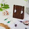 3 Pairs 3 Styles Natural Mixed Gemstone Wings Dangle Earrings with Brass Pins for Women EJEW-FI0003-19-4