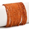 Natural Red Aventurine Beads Strands G-Z116-A24-2mm-2