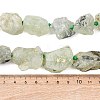 Raw Rough Natural Prehnite Beads Strands G-P528-A05-01A-3