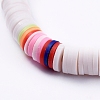 Handmade Polymer Clay Heishi Beads Stretch Bracelets BJEW-JB05087-01-2