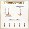 10Pcs Brass Furniture Nails KK-LP0004-74-2