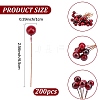 200Pcs Plastic Simulated Berries AJEW-CP0009-92B-2