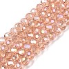 Electroplate Glass Beads Strands LS-EGLA-A044-T4mm-B21-1