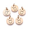 304 Stainless Steel Charms STAS-Q201-T445-2R-1