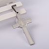 Crucifix Cross 304 Stainless Steel Pendants STAS-O089-33P-2