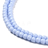 Imitation Jade Glass Beads Strands GLAA-K062-A01-04-3