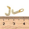 Brass Micro Pave Cubic Zirconia Pendants KK-M273-02G-J-3