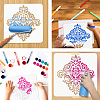 PET Hollow Out Drawing Painting Stencils DIY-WH0405-0079-4