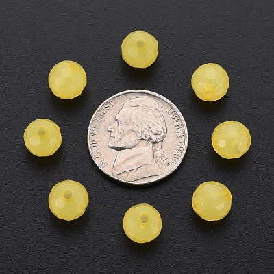 Transparent Acrylic Beads TACR-S154-62E-07-1