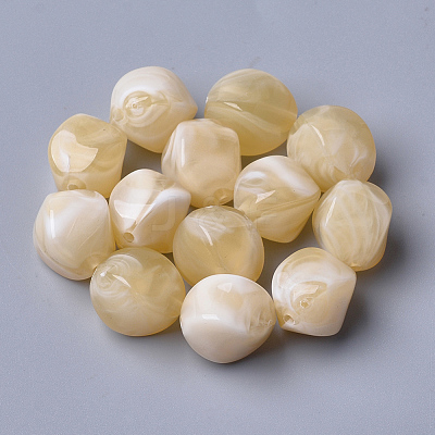 Acrylic Beads OACR-T007-08C-1