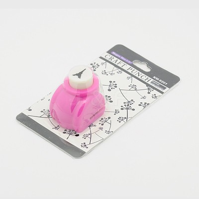 Mini Plastic Craft Punch Sets for Scrapbooking & Paper Crafts AJEW-F003-02-1