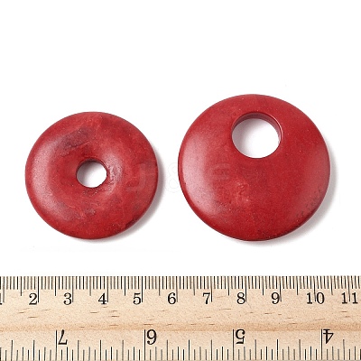Synthetic Turquoise Pendants G-R012-06-1