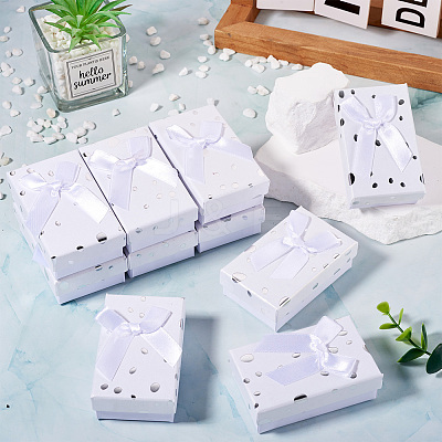 Polka Dot Pattern Cardboard Jewelry Packaging Boxes CON-TAC0011-04B-03-1