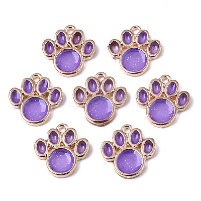 Alloy Resin Pendants RESI-R430-02C-LF-1