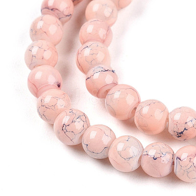 Baking Paint Glass Beads X1-DGLA-N003-4mm-C02-1