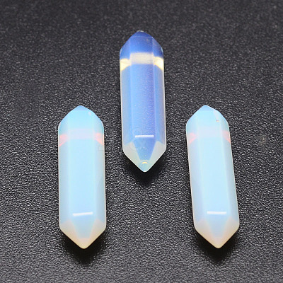 Faceted Opalite Double Terminated Points X-G-K001-30mm-01-1