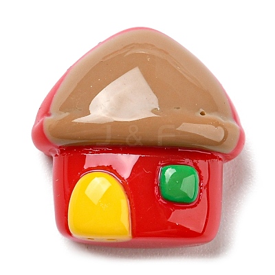 Christmas Opaque Resin Cabochons RESI-K027-21I-1