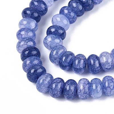 Glass Beads Strands GLAA-N059-5x8mm-18-1