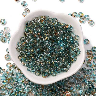 3/0 Baking Paint Transparent Colours Glass Round Beads SEED-L011-13A-02-1