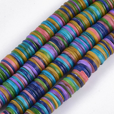 Dyed Freshwater Shell Beads SHEL-T010-03-1