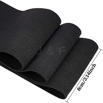 Flat Elastic Rubber Cord/Band OCOR-WH0032-38C-01-1