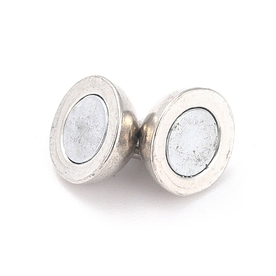 Alloy Magnetic Clasps with Loops PALLOY-P223-A01-P-1