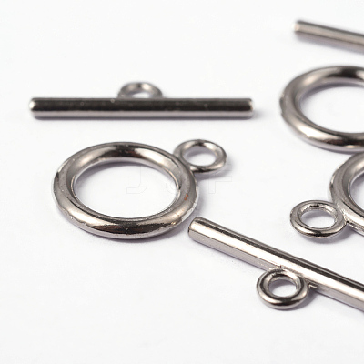 Alloy Toggle Clasps LS-TIBE-E001-P-FF-1