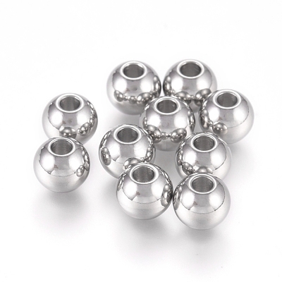 Tarnish Resistant 316 Surgical Stainless Steel Beads STAS-I144-01C-1