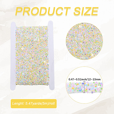 5M Self Adhesive Resin Star Tape DIY-SP0004-56B-1