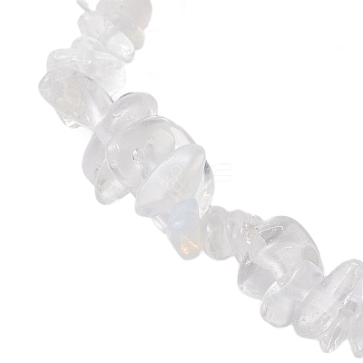 Opalite Chip Beaded Stretch Bracelets for Women Men BJEW-JB10665-05-1