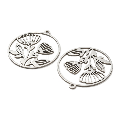 Non-Tarnish 201 Stainless Steel Pendants STAS-M318-10P-1