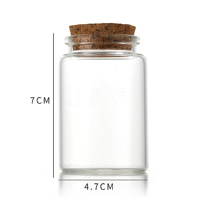Glass Bottle LS-CON-WH0085-73C-1