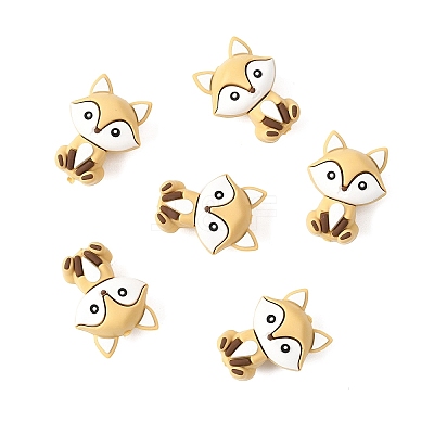 6Pcs Silicone Beads SIL-YW0002-15F-1