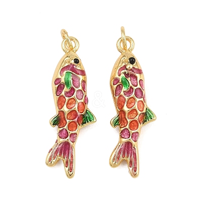 Brass Enamel Pendants KK-CBA3297-05A-G01-1