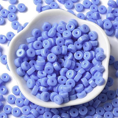 Opaque Colours Glass Seed Beads SEED-E001-P3x6mm-12-1