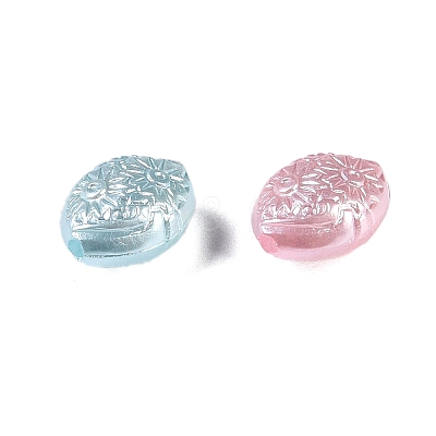 Plating Acrylic Beads OACR-S135-03-1