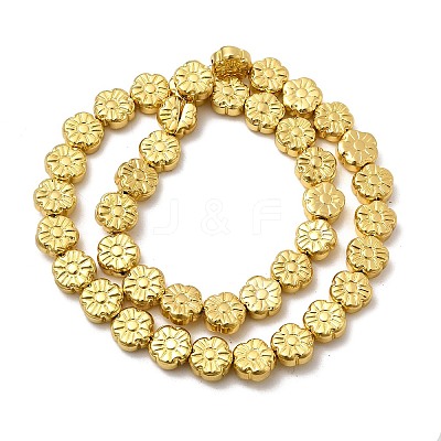Electroplate Glass Beads Strands EGLA-F166-10-1