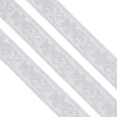 Ethnic Style Embroidery Polycotton Ribbons OCOR-WH0066-21A-1