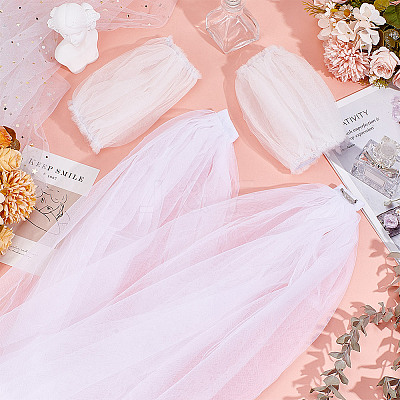Detachable Polyester Wedding Dress Straps AJEW-OC0004-84-1